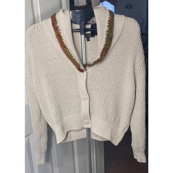 witty fox Sweaters - Witty Fox‎ Young Contemporary Crop Knit Cardigan Fall Winter Festive